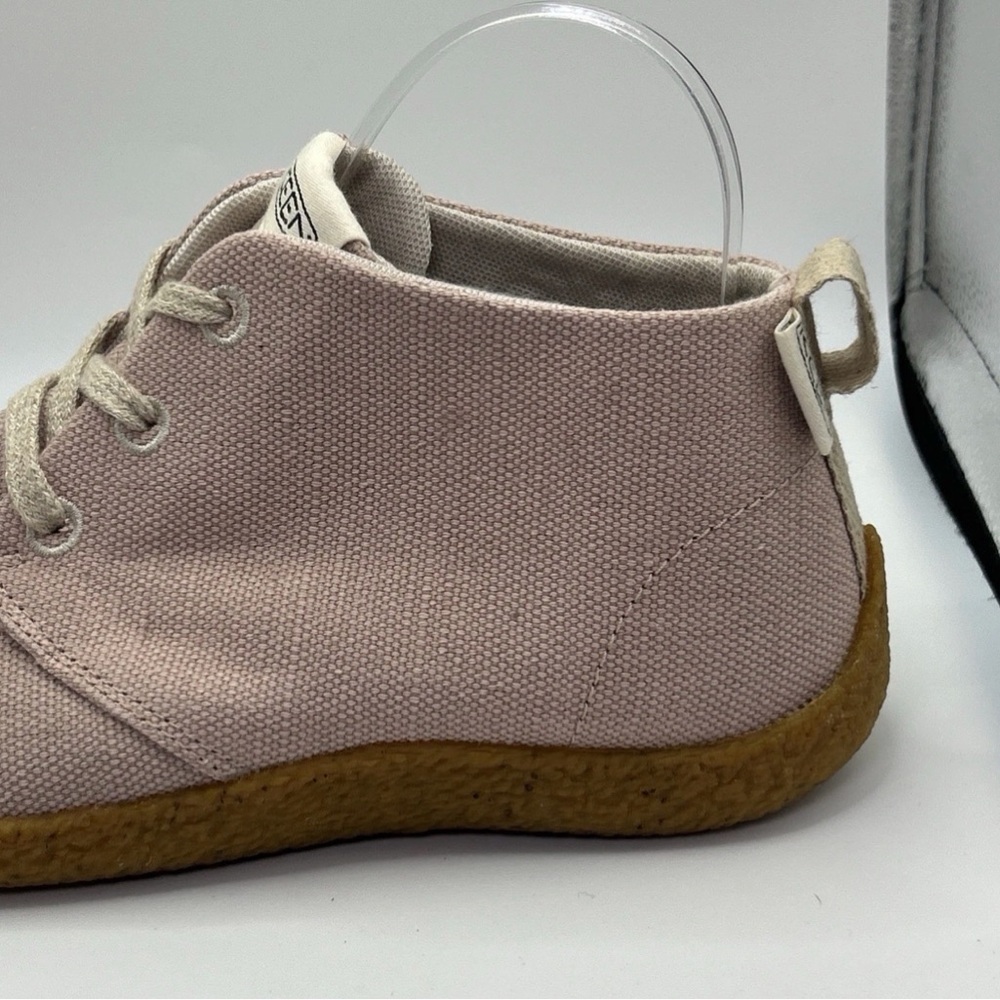 Keen Mosey Chukka Boots Women’s 8 Rose Pink Fawn Birch Canvas Moc Toe NEW - Picture 8 of 16